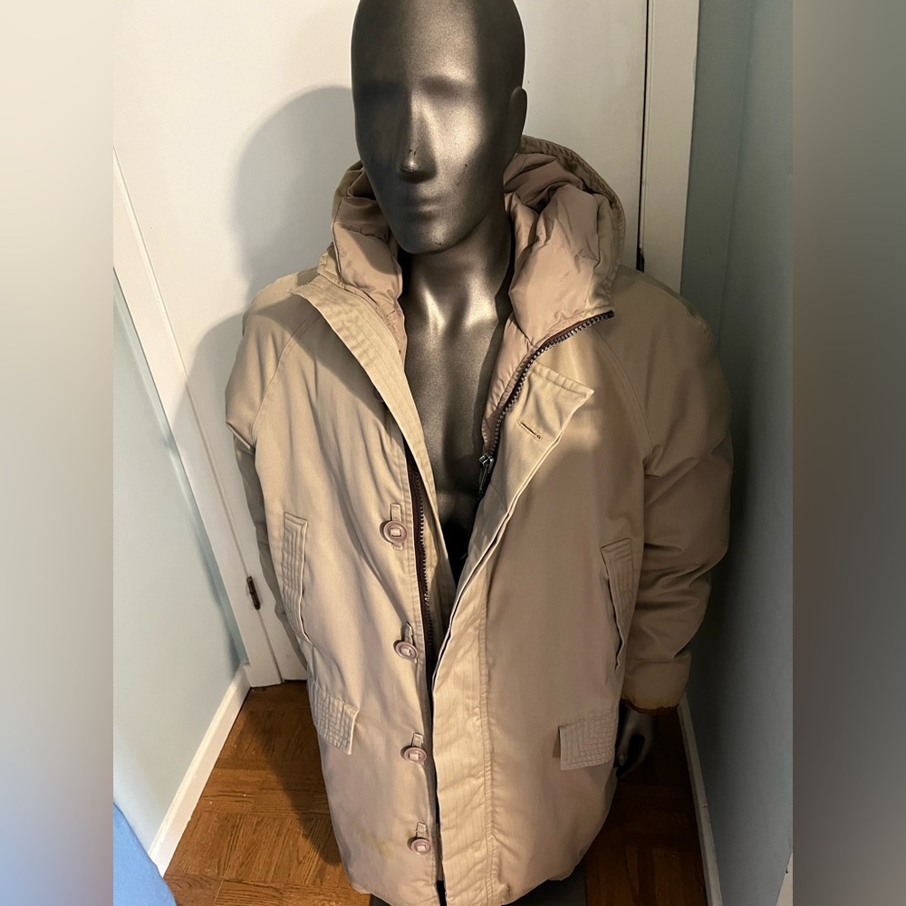 Vintage Canadian Military Winter Parka – Beige / Tan